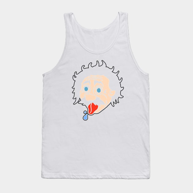 Albert Einstein Tank Top by Oliversantos